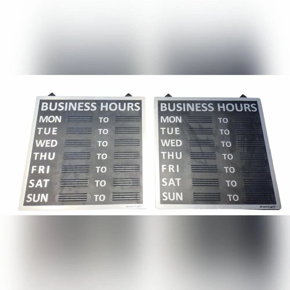 Business Hours Sign Bundle